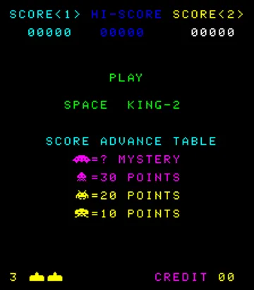 Space King 2 screen shot title